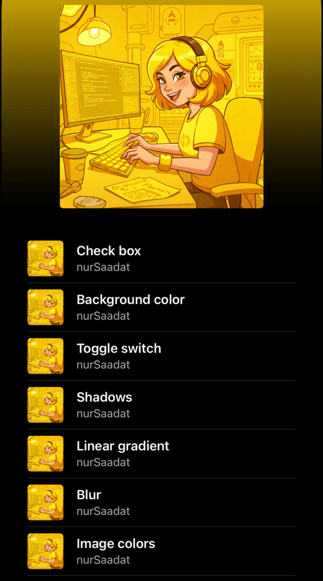 album cover with a list of songs
